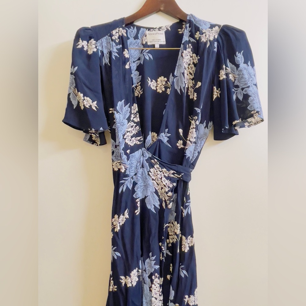 Privacy Please / maxi wrap dress / S